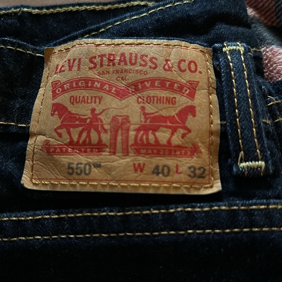 Levi’s 550 Men’s waist 40 length 32 Zipper - Picture 2 of 4